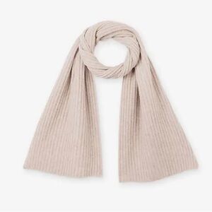 The White Company Cashmere White Scarf.